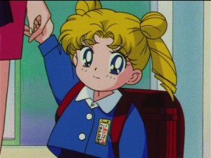 Sailor Moon SuperS episode 130 - Usagi going to school