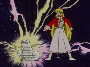 Sailor Moon SuperS episode 133 - Minako upset at Artemis