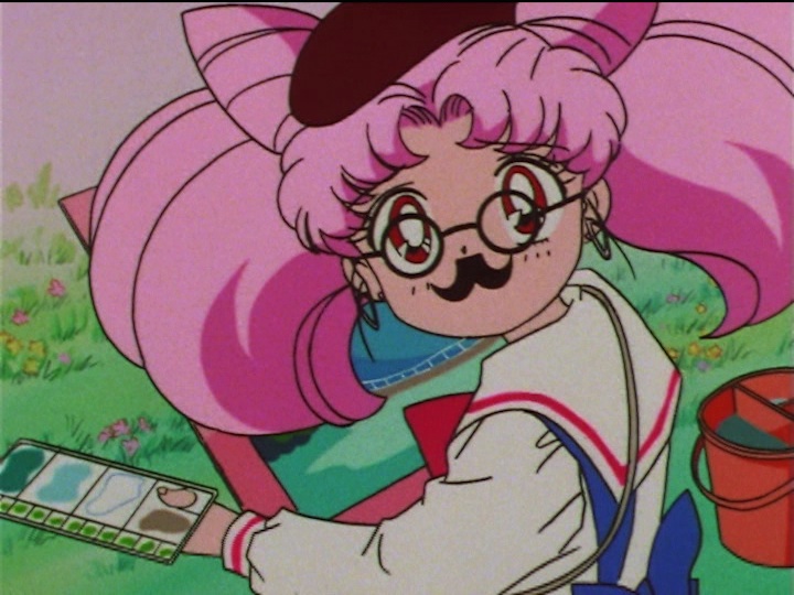 Sailor Moon SuperS episode 135 - Chibiusa the artist