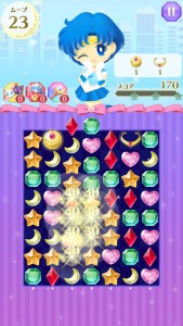 Sailor Moon Drops - Sailor Mercury Gameplay