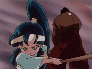 Sailor Moon SuperS episode 139 - Miharu defeats a swordsman
