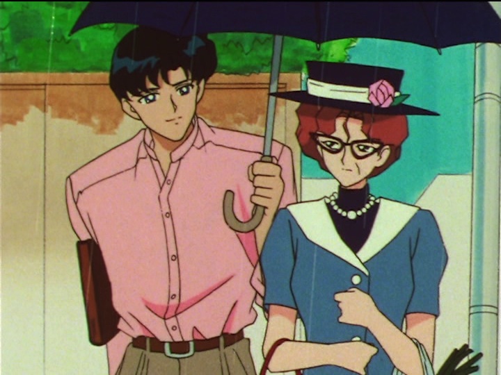 Sailor Moon SuperS episode 142 - Mamoru gets turned down by and older lady