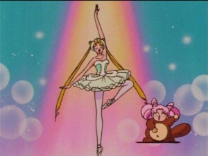 Sailor Moon SuperS episode 145 - Usagi and Chibiusa do ballet