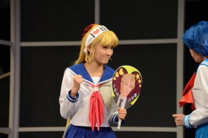 Sailor Moon Un Nouveau Voyage Musical - Minako cheers for Haruka