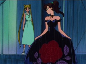 Sailor Moon SuperS episode 147 - Makoto in the rain