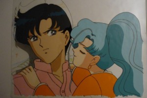 Sailor Moon SuperS episode 148 - Fish Eye kissing Mamoru