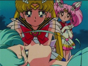 Sailor Moon SuperS episode 149 - Fish Eye dying