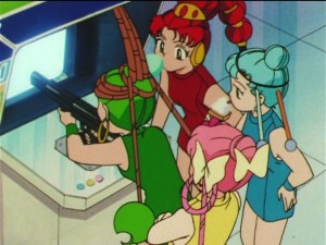 Sailor Moon SuperS episode 150 - The Amazoness Quartet in civilian form