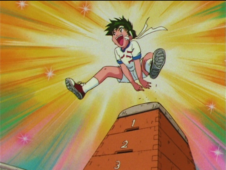 Sailor Moon SuperS episode 155 - Kyuusuke masters the Pommel Horse