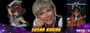 Susan Roman, the voice of Sailor Jupiter, at Wintercon
