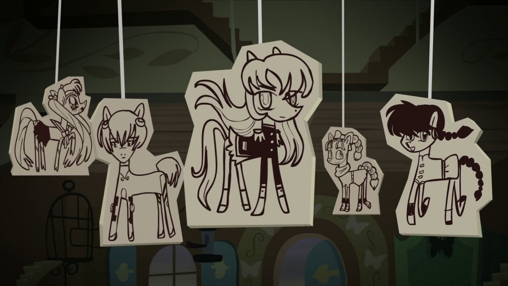 My Little Pony: Friendship is Magic - Sailor Moon, Rei Ayanami, Utena, Bulma and Ranma