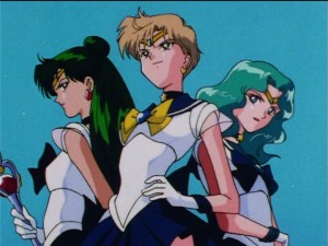 Sailor Moon Sailor Stars episode 167 - Sailor Pluto, Uranus and Neptune