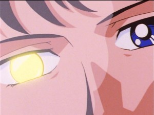 Sailor Moon Sailor Stars episode 168 - Mamoru has a thing in his eye