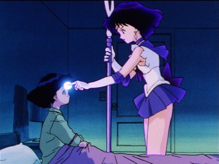 Sailor Moon Sailor Stars episode 168 - Sailor Saturn gives Hotaru her memories