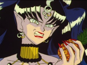 Sailor Moon SuperS episode 165 - The Golden Crystal is a pineapple