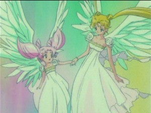 Sailor Moon SuperS episode 166 - Princess Small Lady Serenity and Princess Serenity