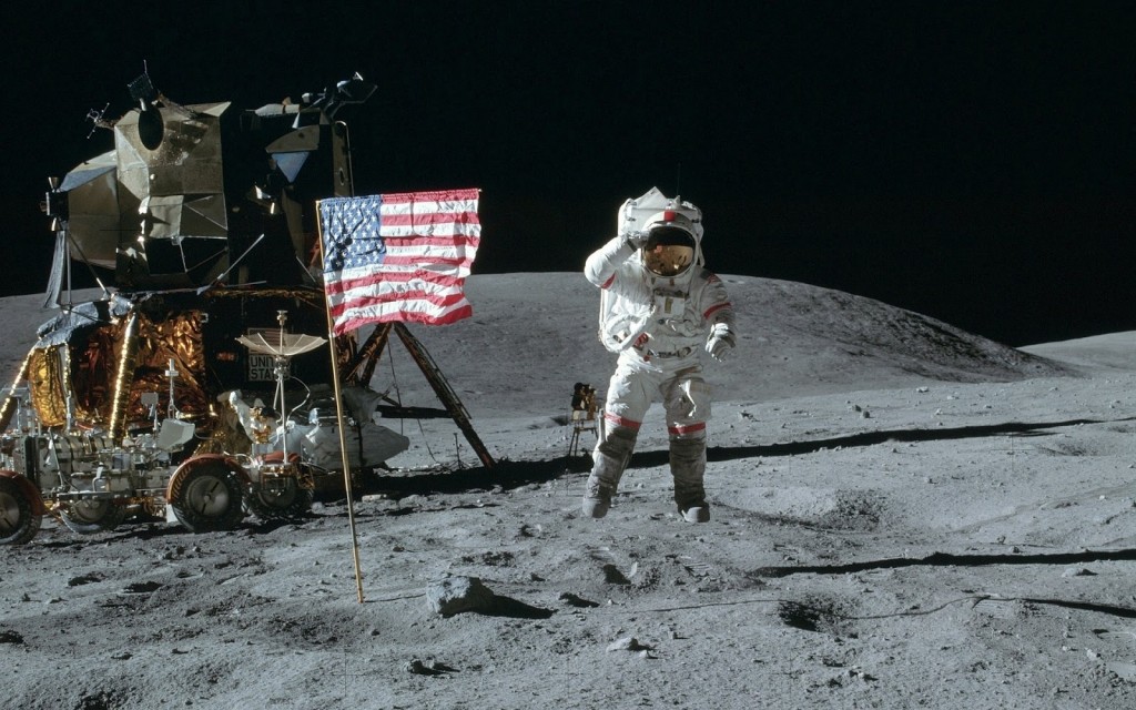 The Moon landing in 1969