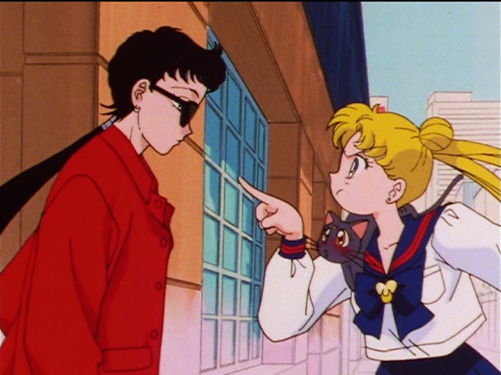 Sailor Moon Sailor Stars episode 174 - Seiya and Usagi