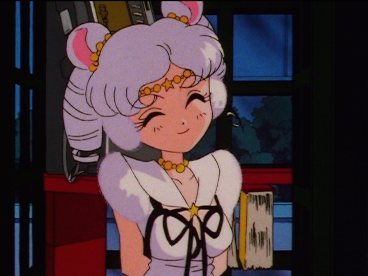 Sailor Moon Sailor Stars episode 175 - Sailor Iron Mouse and her phone booth
