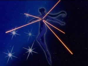 Sailor Moon Sailor Stars episode 176 - Seiya transforming
