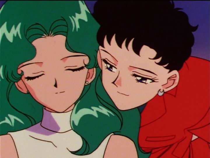 Sailor Moon Sailor Stars episode 180 - Michiru and Seiya