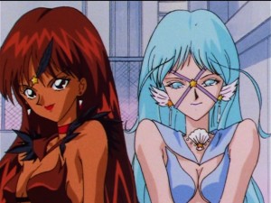 Sailor Moon Sailor Stars episode 182 - Sailor Lead Crow and Sailor Aluminum Siren