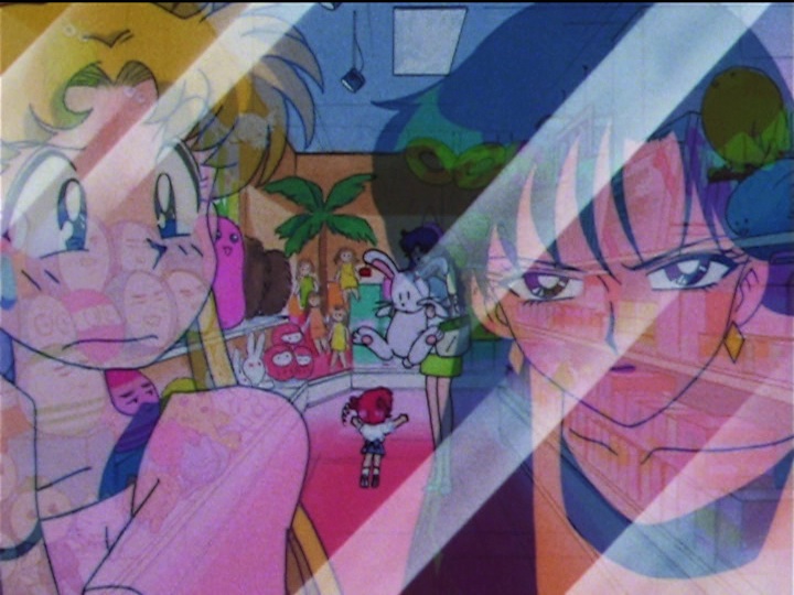 Sailor Moon Sailor Stars episode 182 - Usagi and Setsuna discuss Chibi Chibi