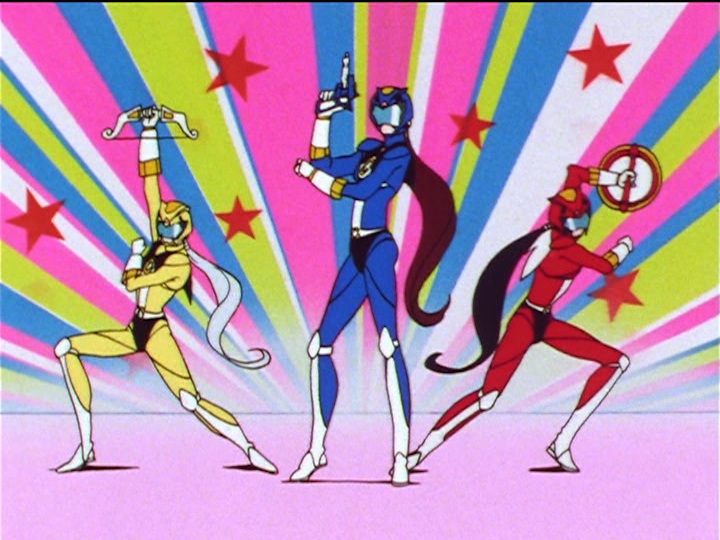 Sailor Moon Sailor Stars episode 183 - Chou Yellow, Chou Blue and Chou Red