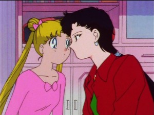 Sailor Moon Sailor Stars episode 184 - Usagi and Seiya