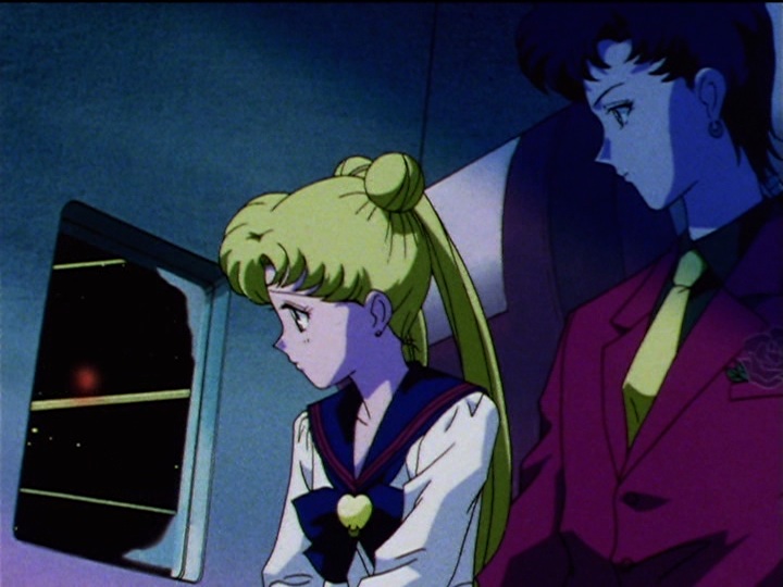 Sailor Moon Sailor Stars episode 188 - Usagi is not in seat 12A