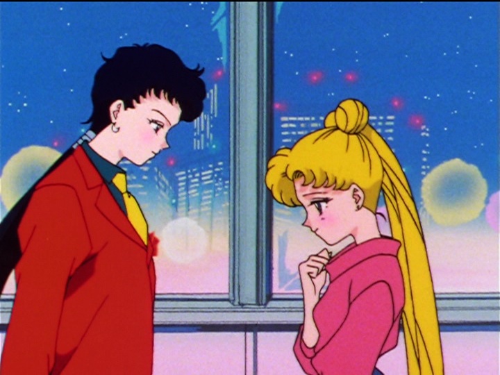 Sailor Moon Sailor Stars episode 189 - Seiya and Usagi