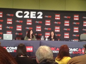 Moon Panel at C2E2 with Michelle Ruff and Stephanie Sheh