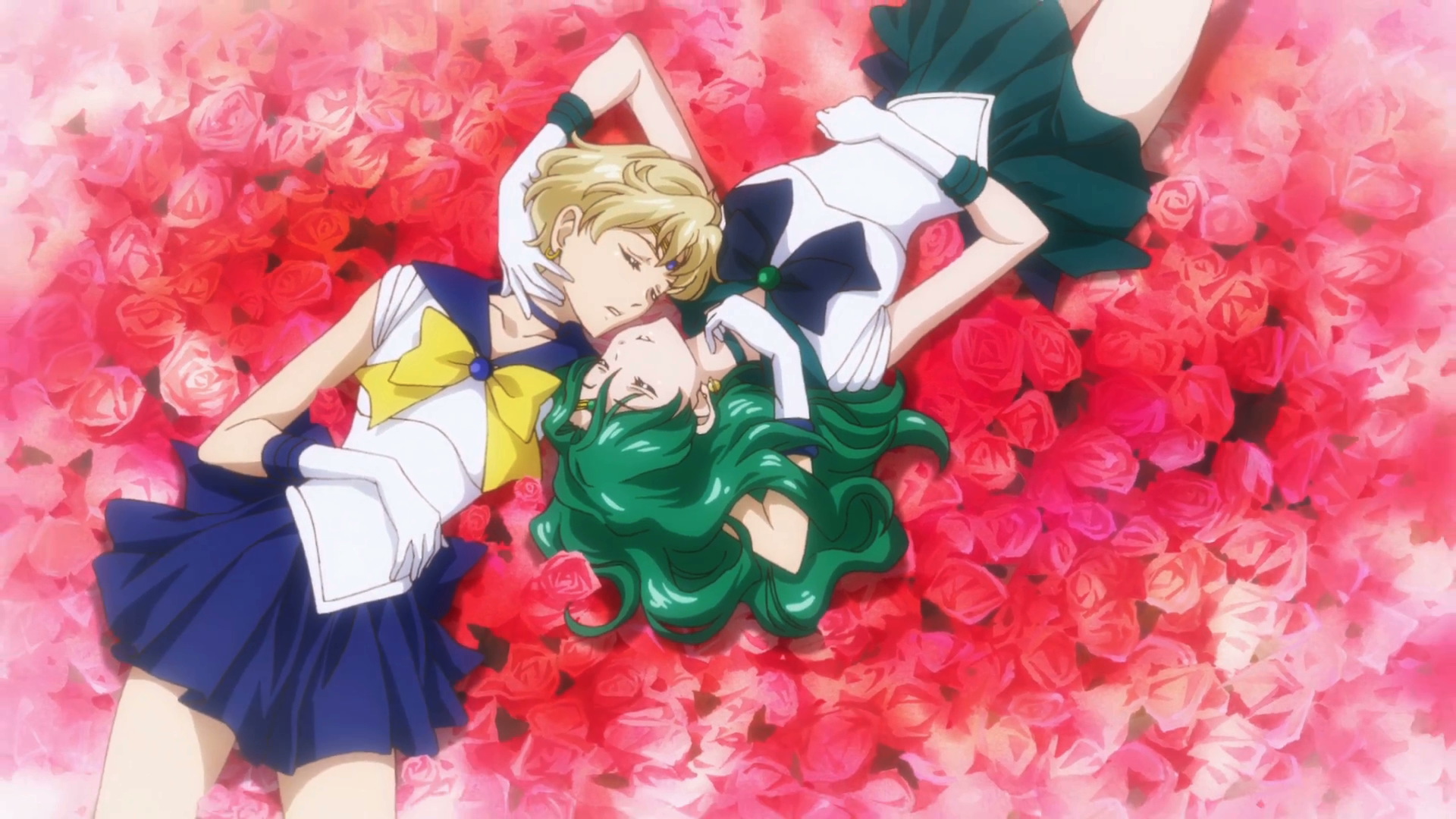 Image result for sailor moon crystal neptune and uranus