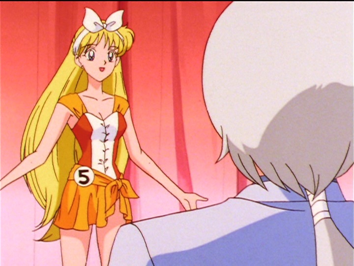 Sailor Moon Sailor Stars episode 192 - Minako's swimsuit competition