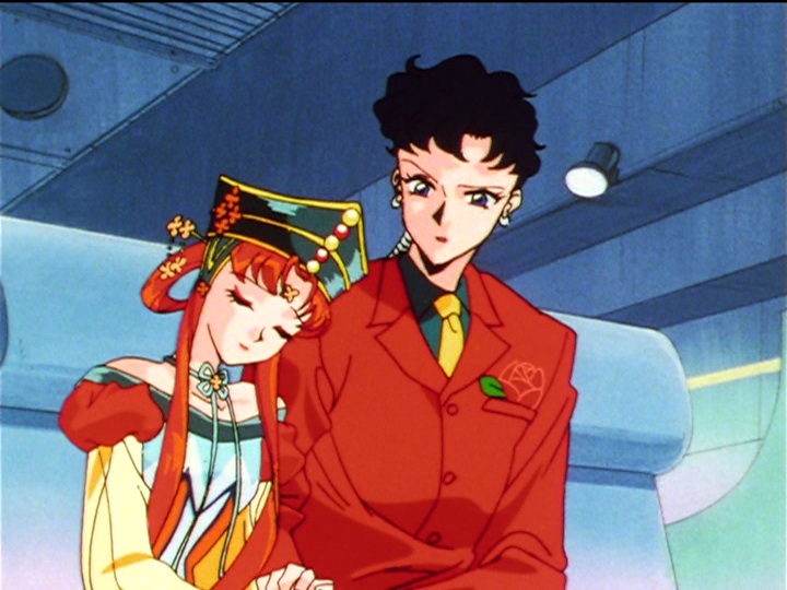 Sailor Moon Sailor Stars episode 194 - Princess Kakyuu and Seiya
