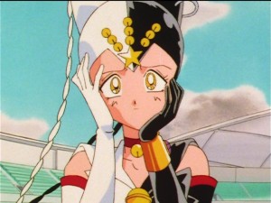 Sailor Moon Sailor Stars episode 195 - Sailor Tin Nyanko is confused