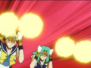 Sailor Moon Sailor Stars episode 197 - Evil Sailor Uranus and Neptune