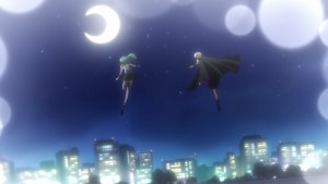 Sailor Moon Crystal Act 27 Part 2 - Sailor Neptune and Uranus fly