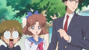 Sailor Moon Crystal Act 27 - Umino makes a funny face