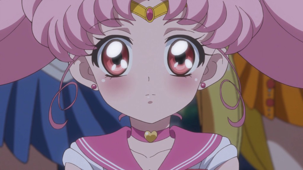 Sailor Moon Crystal Act 28 - Sailor Chibi Moon blushing