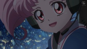 Sailor Moon Crystal Act 29 - Chibiusa flies in a helicopter