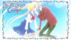 Sailor Moon Crystal Act 29 Preview - Haruka kissing Usagi