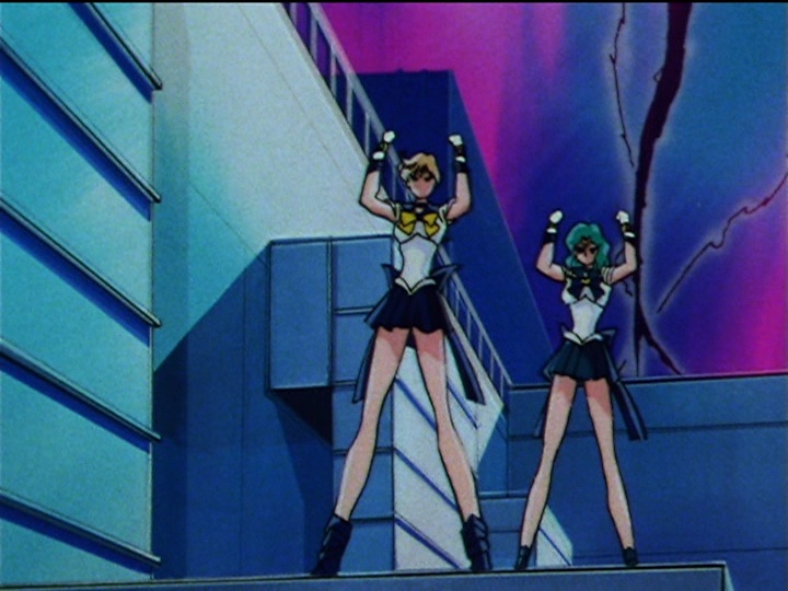 Sailor Moon Sailor Stars episode 198 - Sailor Uranus and Neptune