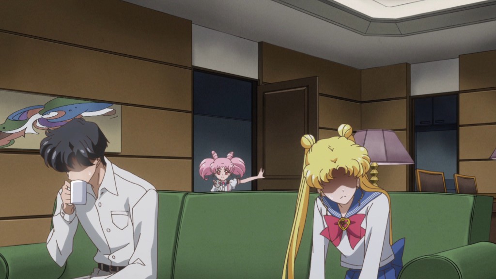 Sailor Moon Crystal Act 30 - Chibiusa interrupts an awkward moment
