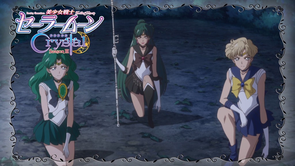 Sailor Moon Crystal Act 32 Preview - Sailor Neptune, Pluto and Uranus