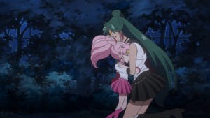 Sailor Moon Crystal Act 32 - Sailor Chibi Moon and Sailor Pluto