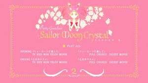 Sailor Moon Crystal Season III CD 2 - DVD menu