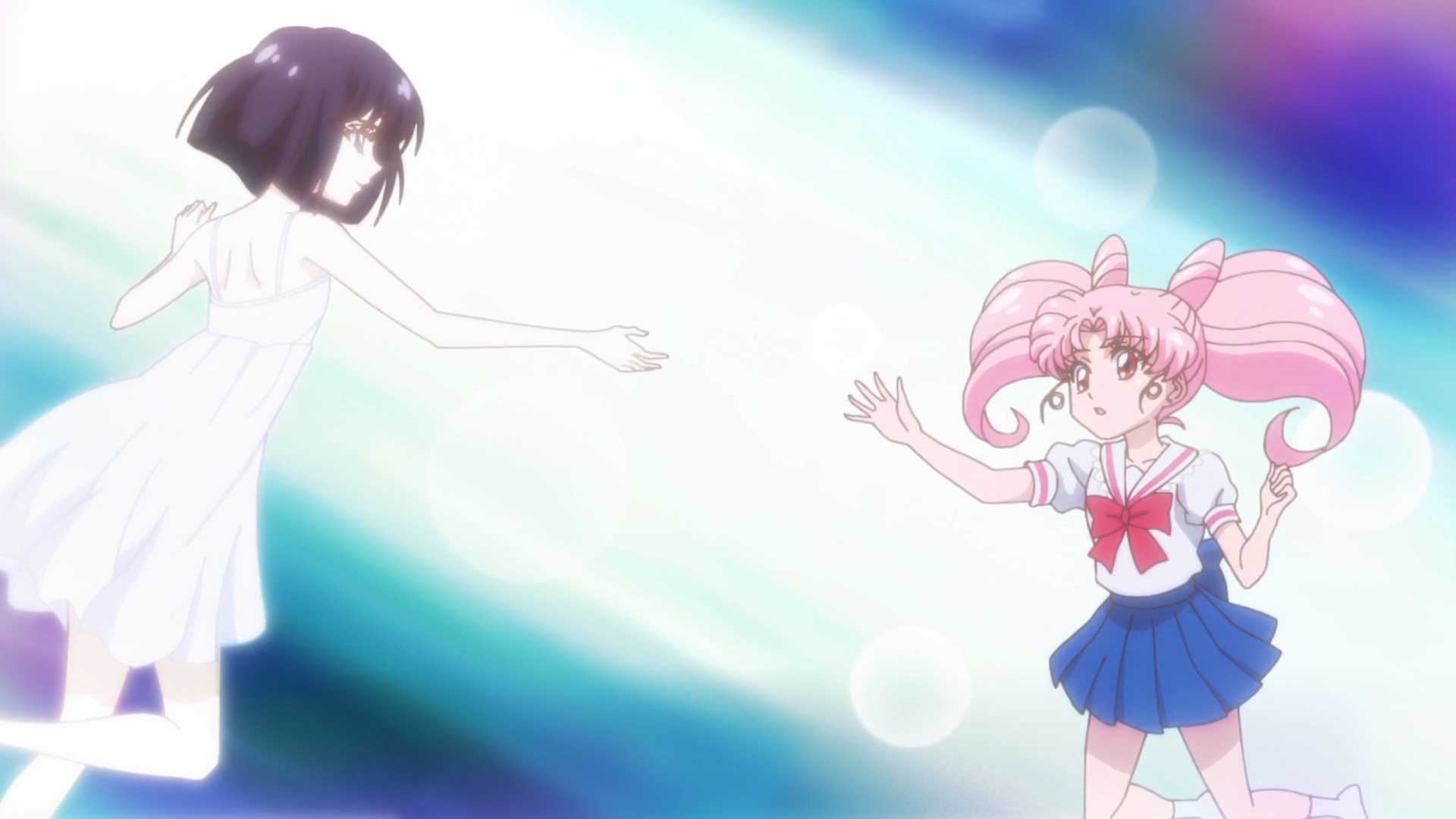 Sailor Moon Crystal Act 36 Hotaru And Chibiusa Sailor
