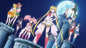 Sailor Moon Crystal Act 38 - Title Screen with Sailor Saturn
