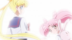 Sailor Moon Crystal Act 38 - Usagi and Chibiusa see Pegasus